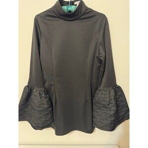 ASILIO PLAY LOUD BLACK RUFFLED BELL SLEEVES size 6 NEW
